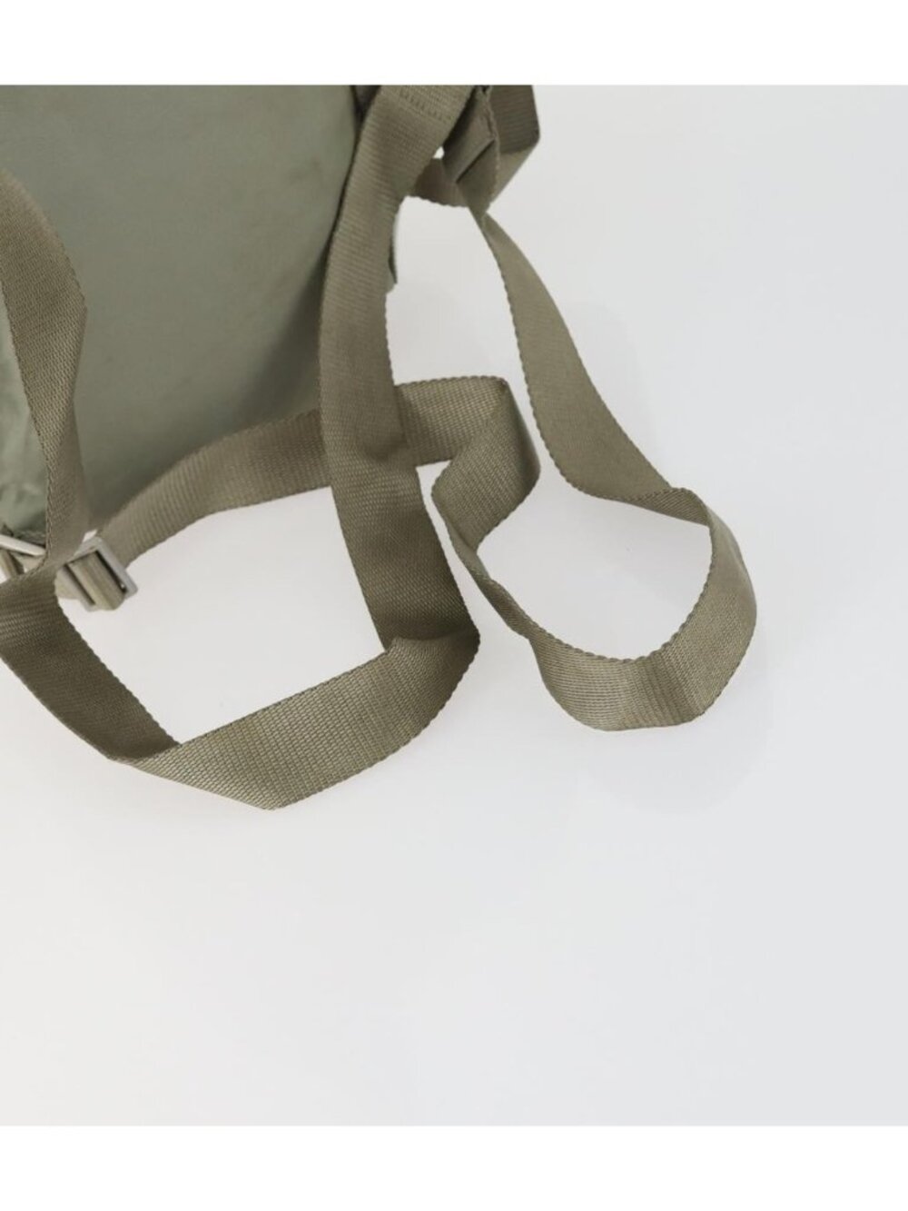 PRADA Backpack Nylon Beige Silver - Picture 8 of 16